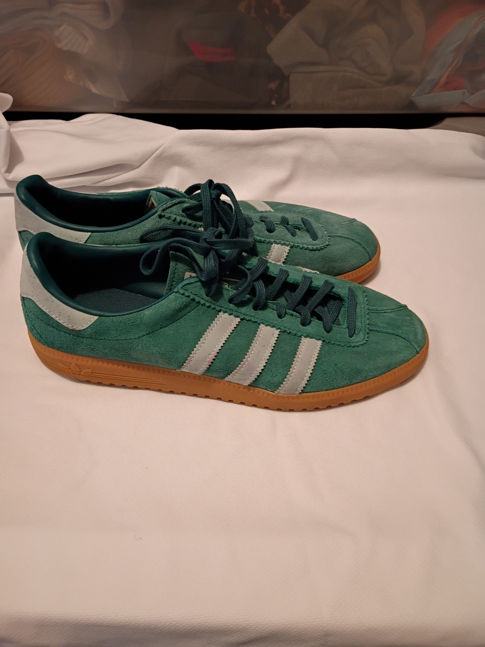 Adidas Samba Green Suede Men's Sneakers